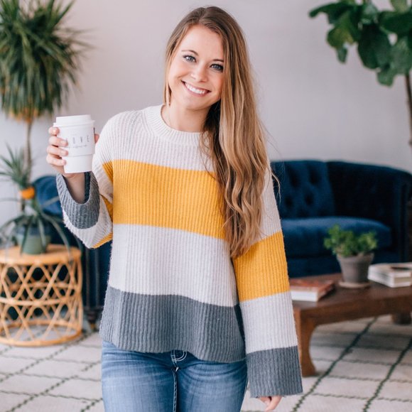 BP Block Print Sweater - Picture 2 of 5